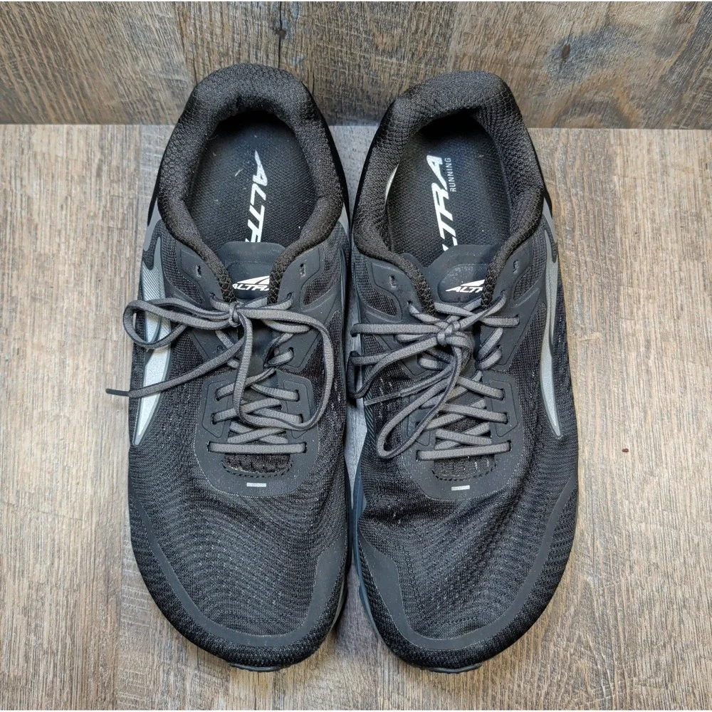 Altra Torin 5 Men's Size 12.5 Athletic Running Sneakers Black Gray Wide Toe